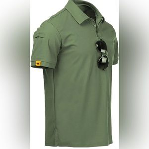 ZITY Mens Polo Shirt Short Sleeve Sports Golf Tennis T-Shirt M